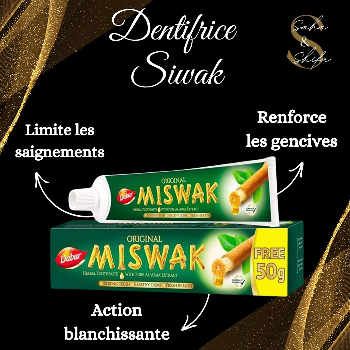 Dentifrice au Siwak -Miswak