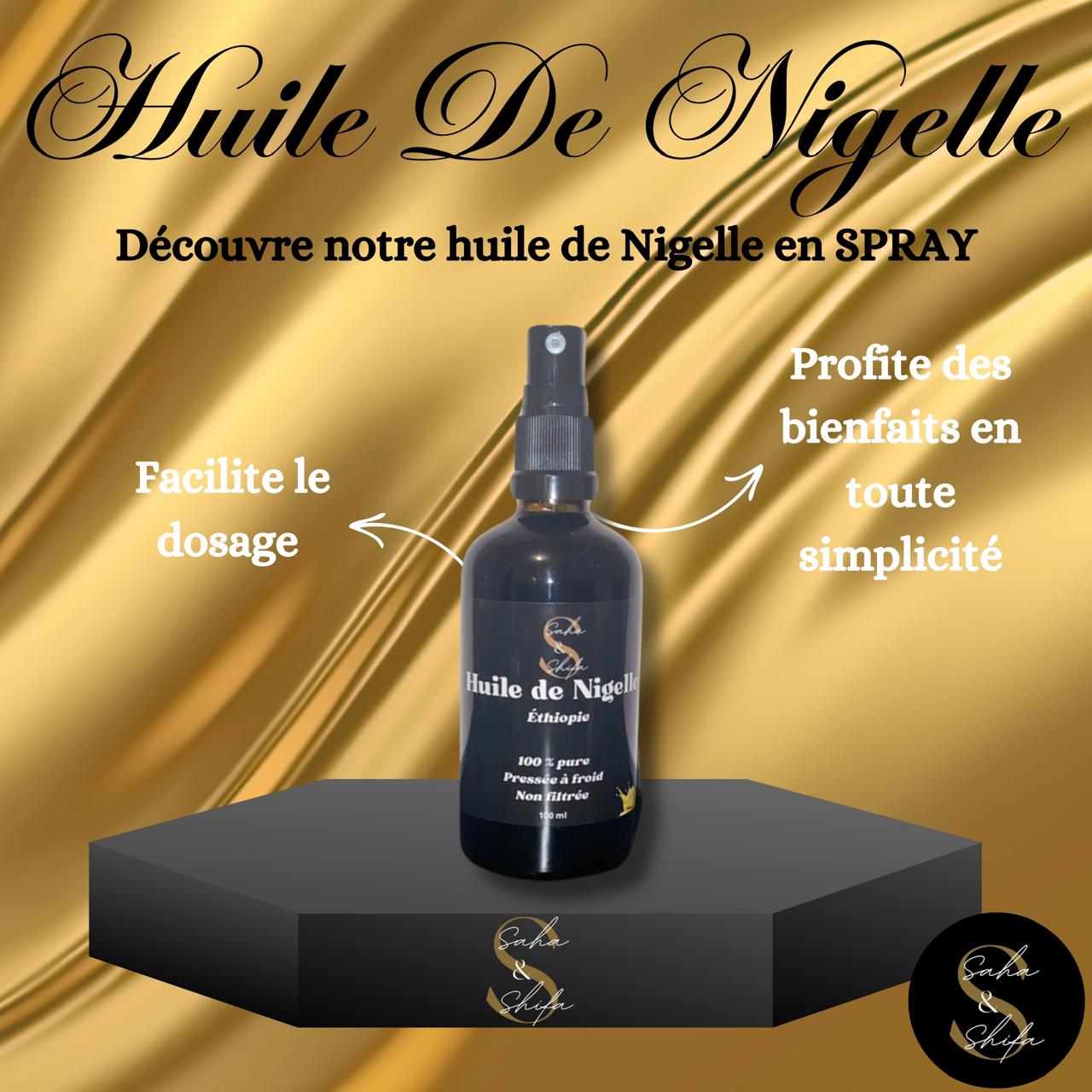 Huile de Nigelle en spray - (non-filtrée)  Éthiopie - 100ml