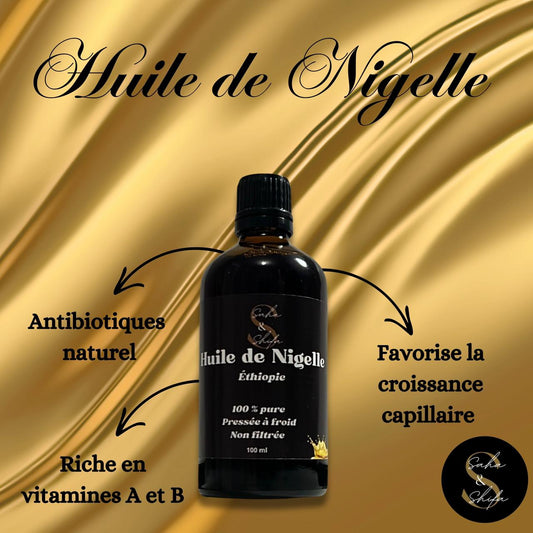 Huile de Nigelle (non-filtrée)  Éthiopie - 100ml